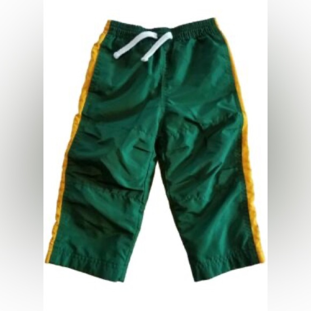 Cisco vintage green and yellow activewear pants